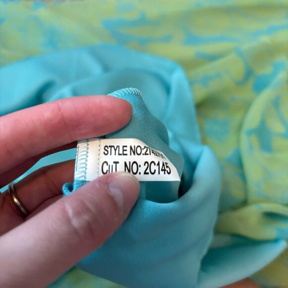 Jonathan Martin 100% Silk Midi Length Dress Green Sz 10 Y2K Whimsigoth Fairy - Picture 10 of 14